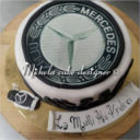 MERCEDEZ LOGO CAKE