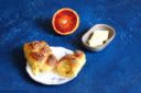 Brioche con cioccolato e arance candite