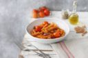 Pasta al farro con sugo di verdure arrosto