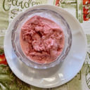 Gelato alle fragole e yogurt greco (senza glutine) - Strawberry Frozen Yogurt (gluten free)