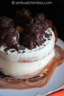 Naked Cake alla Vaniglia con Crema di Panna Montata e Mascarpone