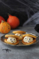 Pancakes alla zucca e gelato alla crema
