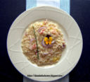 Risotto con pancetta, patate e cipolla rossa di Tropea