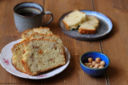 Cake con robiola e funghi secchi