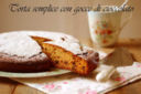 TORTA SEMPLICE CON GOCCE DI CIOCCOLATO