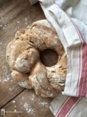 Corona di pane alle quattro farine e Teff