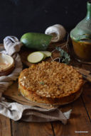 TORTA SALATA DI ZUCCHINE IN CROSTA DI AVENA