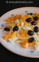 Insalata di Finocchi, Arance e Olive Nere con Olio Agrumato al Mandarino