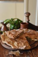 TORTA DI PASTA MATTA CON CIME DI RAPA