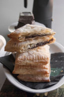 Saccottini di pasta sfoglia al cioccolato