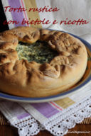 Torta rustica con bietole e ricotta