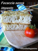 Focaccia senza impasto