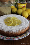 Caprese al limone e cioccolato bianco per salutare la primavera che arriva