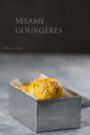 Sesame gougéres