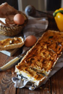 TORTA SALATA CON PEPERONI E PESTO