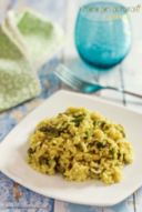 Risotto con asparagi e zafferano