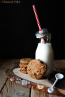 Biscotti integrali al cioccolato bianco, mirtilli rossi e pistacchi