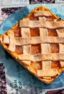 Crostata con Frolla alla Ricotta (no uova, no burro) e Marmellata di Albicocche