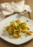 Bocconcini di pollo con curry, cannella e zafferano