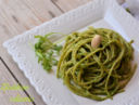 Pasta al pesto di rucola e mandorle