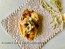 Bruschetta di pane con cicale ed indivia brasata