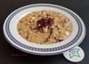 Risotto con radicchio rosso pere e gorgonzola