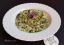 Risotto con coda di rospo e cavolo nero