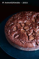 Torta al Cacao e Ricotta con Cioccolato al Cocco (senza uova)