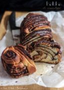 Babka o brioche intrecciata alla crema di nocciole