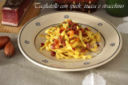 TAGLIATELLE SPECK, ZUCCA E STRACCHINO