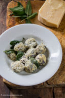 Gnudi al radicchio