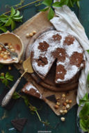 TORTA DI PERE, GRANO SARACENO E AMARETTI