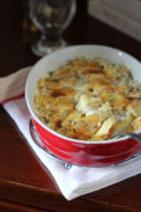 Tortellini con crema di gorgonzola e semi di papavero