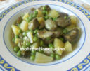 Zuppa di Carciofi, Piselli e Patate