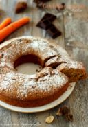 Ciambellone con carote e cioccolato