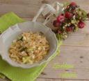 Pasta integrale con zucchine e stracchino