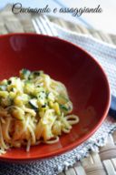 Spaghetti alla carbonara di zucchine