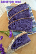 Butterfly pea Bread