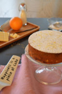 Torta morbida con ricotta e cioccolato bianco, all'arancia