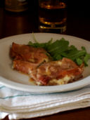 Scaloppine di vitellone alla birra con speck