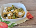 Fusilli con asparagi e burrata