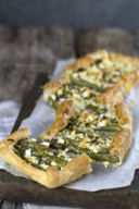 Asparagus and goat cheese tart per il Club del 27