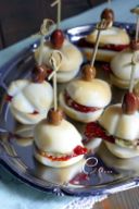 Bocconcini di scamorza farciti e auguri blog!