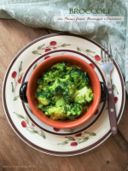 Broccoli con panna fresca, robiola e curcuma