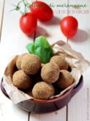 Polpette di melanzane con cuore di scamorza