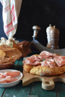 FOCACCIA DI PATATE E MORTADELLA