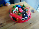 Torta cars con crema alla banana e qualche spunto per il buffet