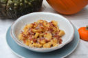 Gnocchi di Zucca con Speck Croccante e Noci