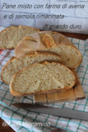 Pane misto con farina di avena a lievitazione naturale