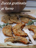 Zucca gratinata al forno